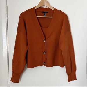 Cardigan and Crop Top Set